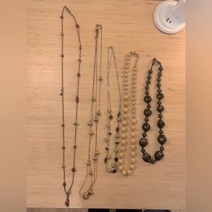 Necklaces!- set if 5 cute, trendy necklaces in different styles